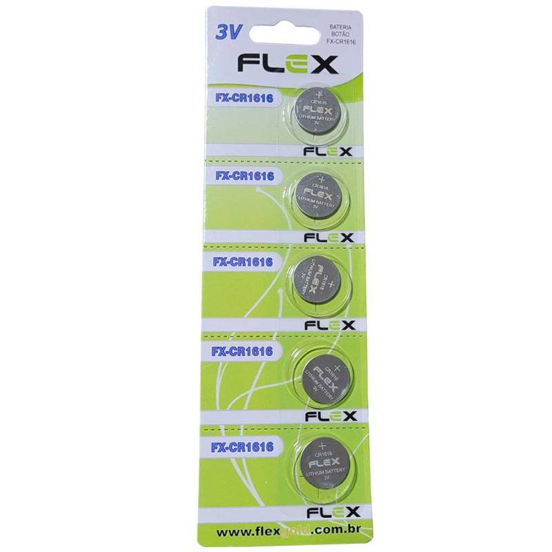 BATERIA FLEX CR1616 5UN 3V