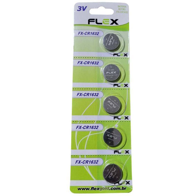 BATERIA FLEX CR1632 5UN 3V
