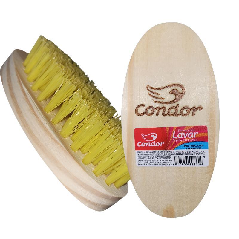 ESCOVA DE LAVAR OVAL CERDAS DURAS CONDOR