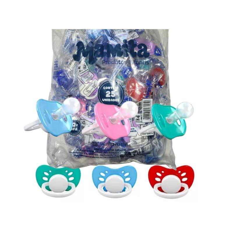CHUPETA SILICONE MAMITA BICO REDONDO PCT C/25