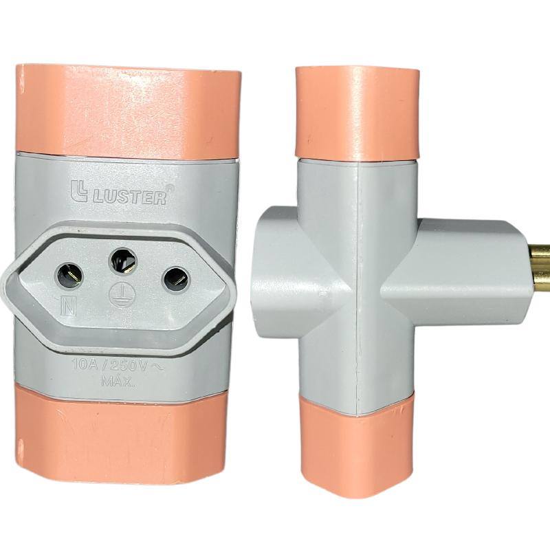 PINO ADAPTADOR LUSTER 10A ENCARTELADO