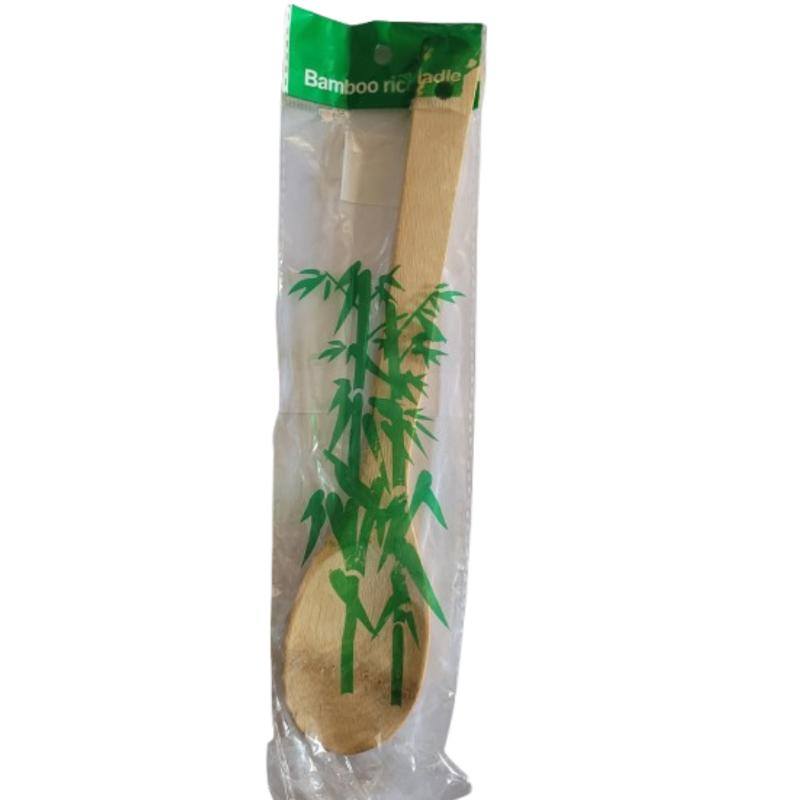 COLHER DE ARROZ DE BAMBU 30,5X6CM