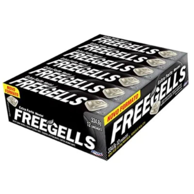 DROPS FREEGELLS 12UN RICLAN EXTRA FORTE PRETO