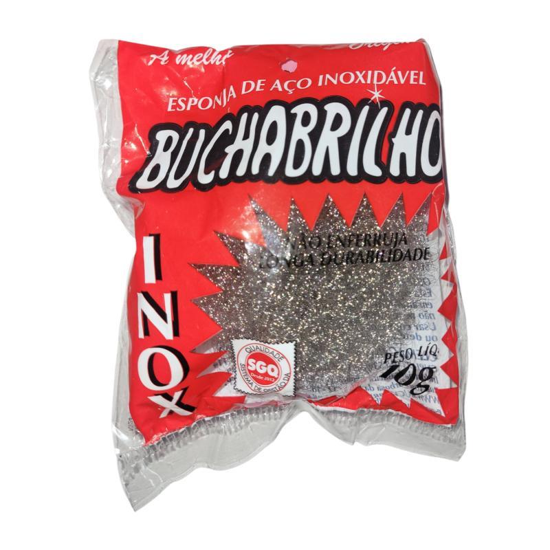 ESPONJA DE AÇO INOX BUCHA BRILHA