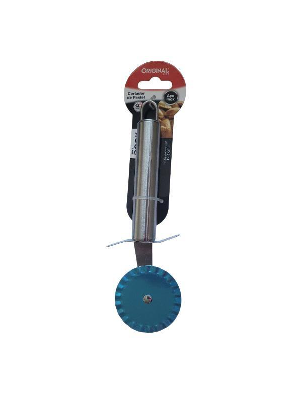 INOX CARRETILHA CORTADOR DE MASSAS COOK 19,5X6,5CM ORIGINAL