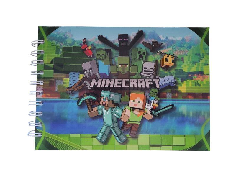 LIVRO PARA COLORIR TIPO BOBBIE GOODS VERSÃO MINECRAFT