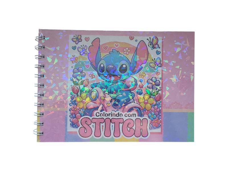 LIVRO PARA COLORIR TIPO BOBBIE GOODS VERSÃO STITCH